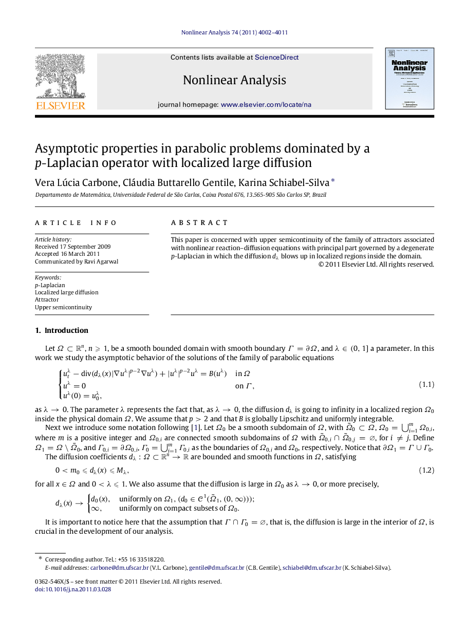 Asymptotic properties in parabolic problems dominated by a pp-Laplacian operator with localized large diffusion