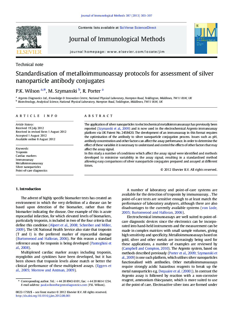 Standardisation of metalloimmunoassay protocols for assessment of silver nanoparticle antibody conjugates