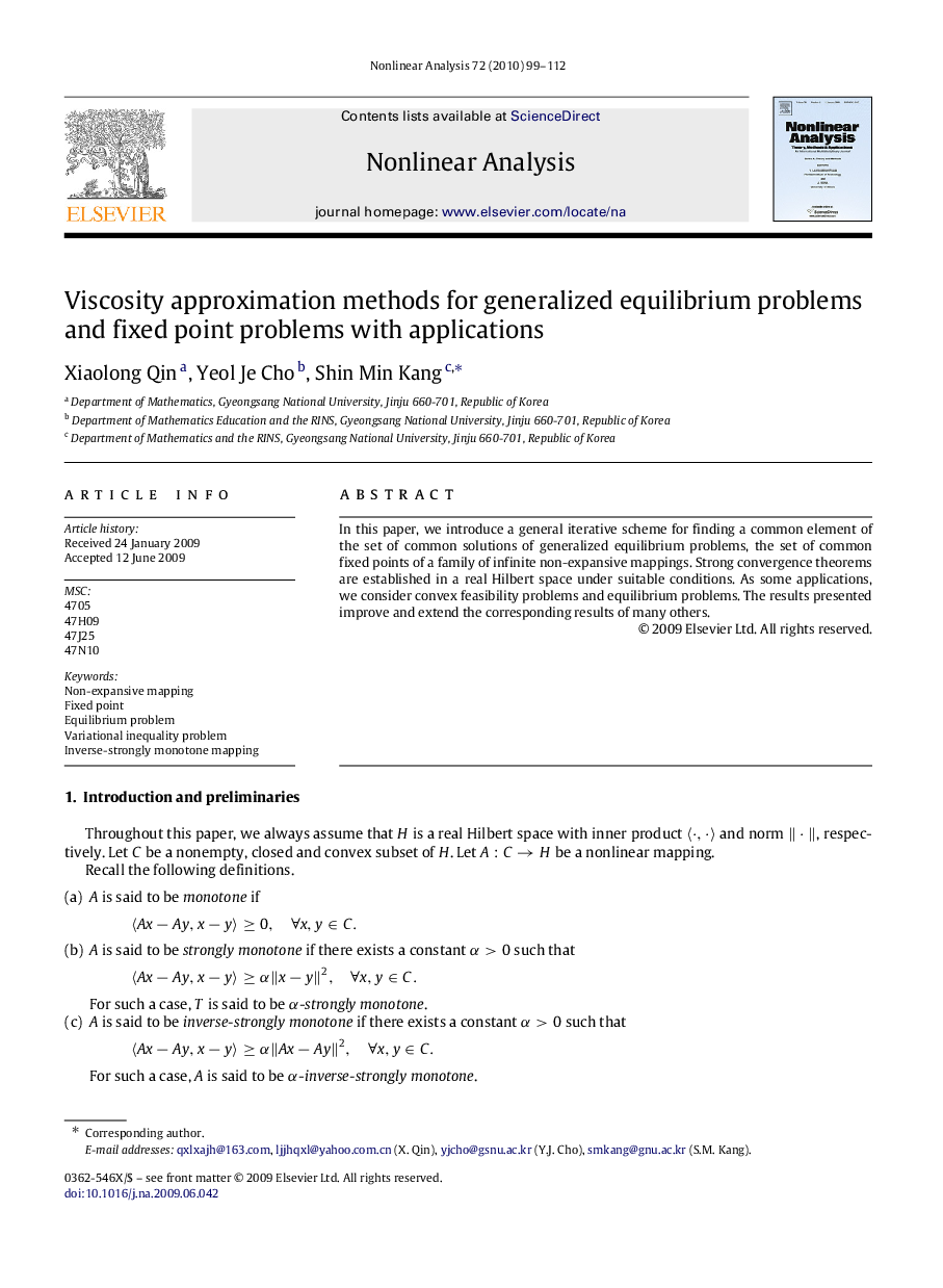 Viscosity approximation methods for generalized equilibrium problems and fixed point problems with applications