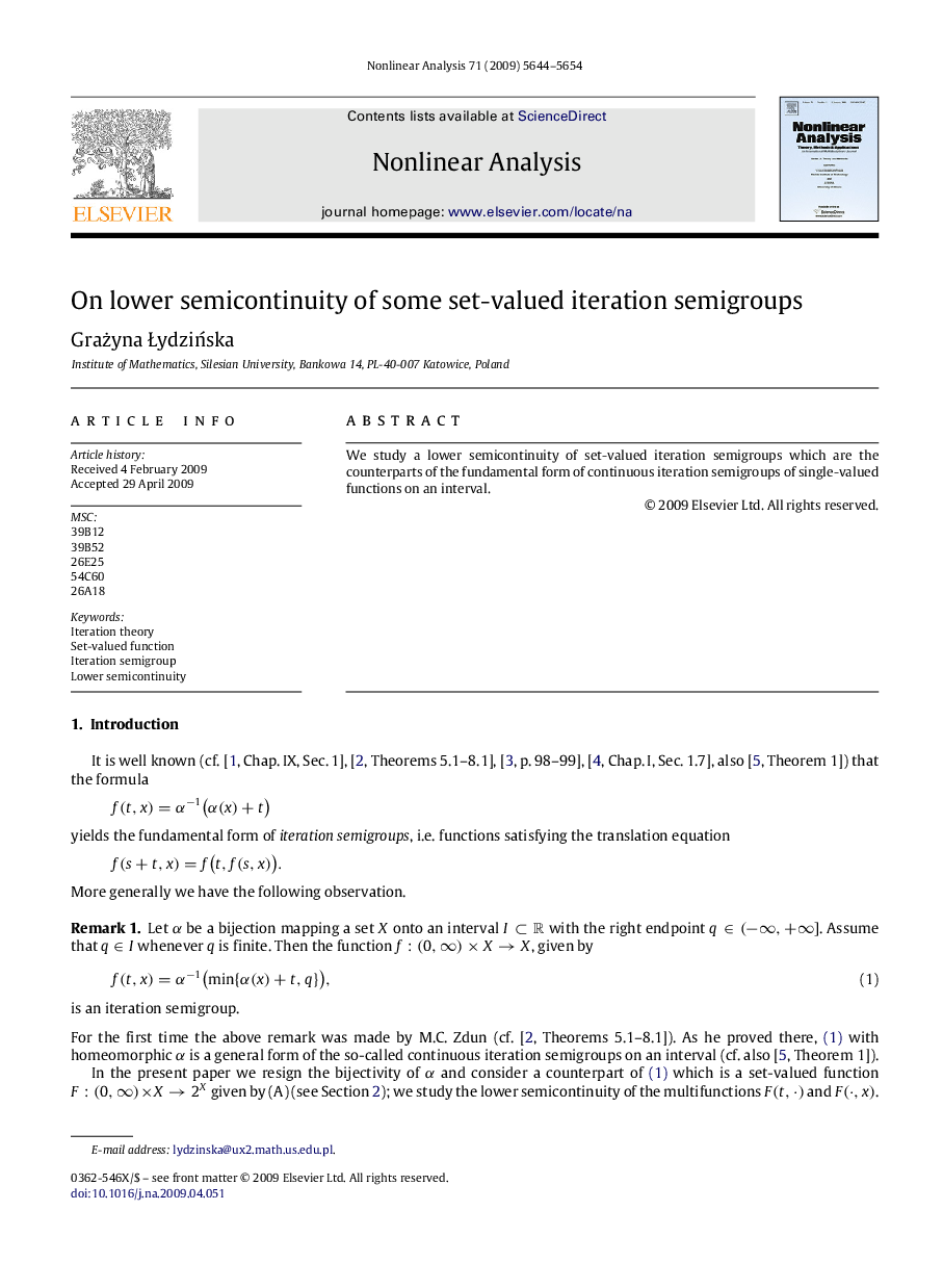 On lower semicontinuity of some set-valued iteration semigroups