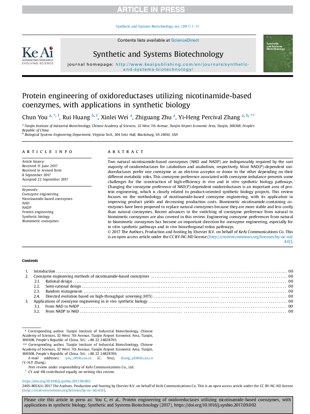 Protein engineering of oxidoreductases utilizing nicotinamide-based coenzymes, with applications in synthetic biology