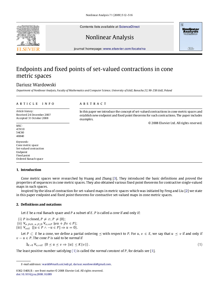 Endpoints and fixed points of set-valued contractions in cone metric spaces