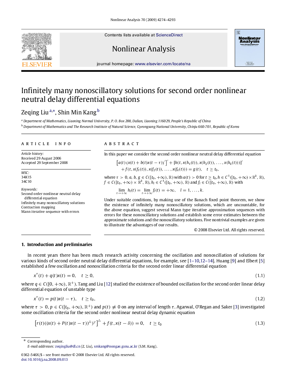 Infinitely many nonoscillatory solutions for second order nonlinear neutral delay differential equations