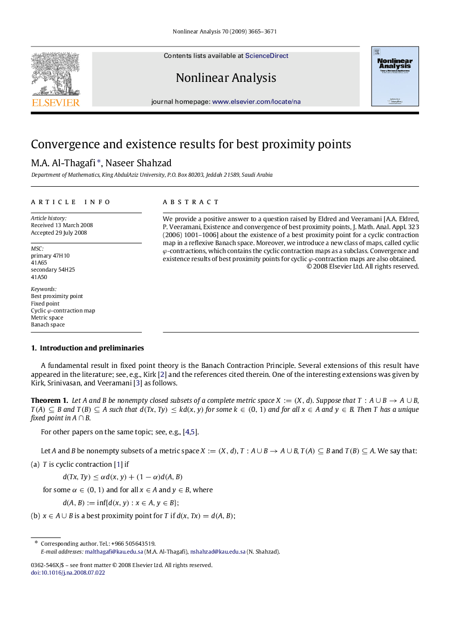 Convergence and existence results for best proximity points