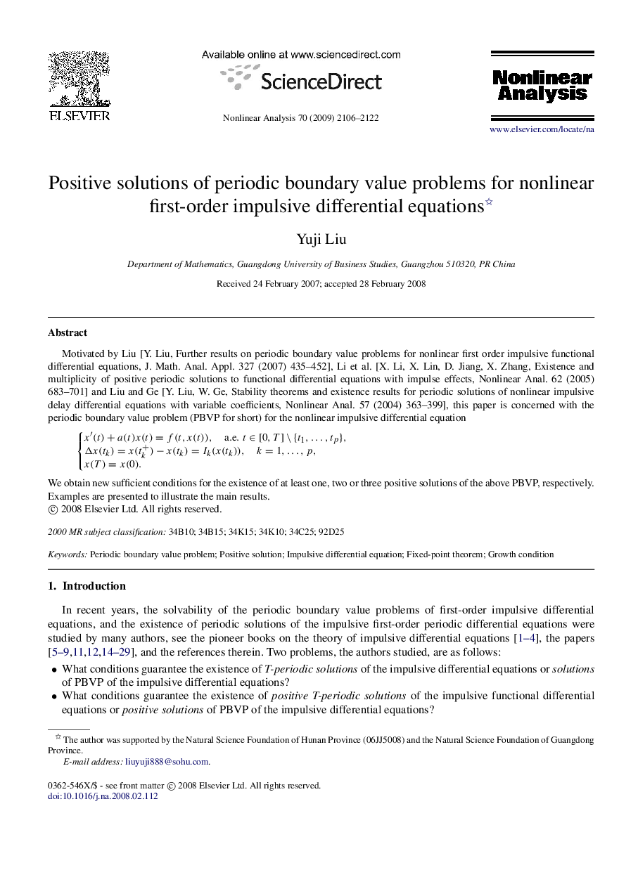 Positive solutions of periodic boundary value problems for nonlinear first-order impulsive differential equations 