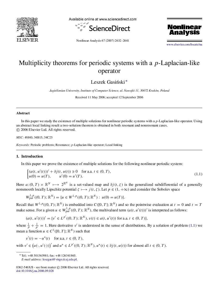 Multiplicity theorems for periodic systems with a p-Laplacian-like operator