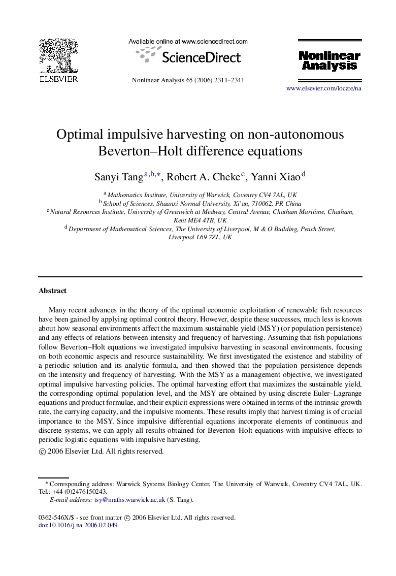 Optimal impulsive harvesting on non-autonomous Beverton–Holt difference equations