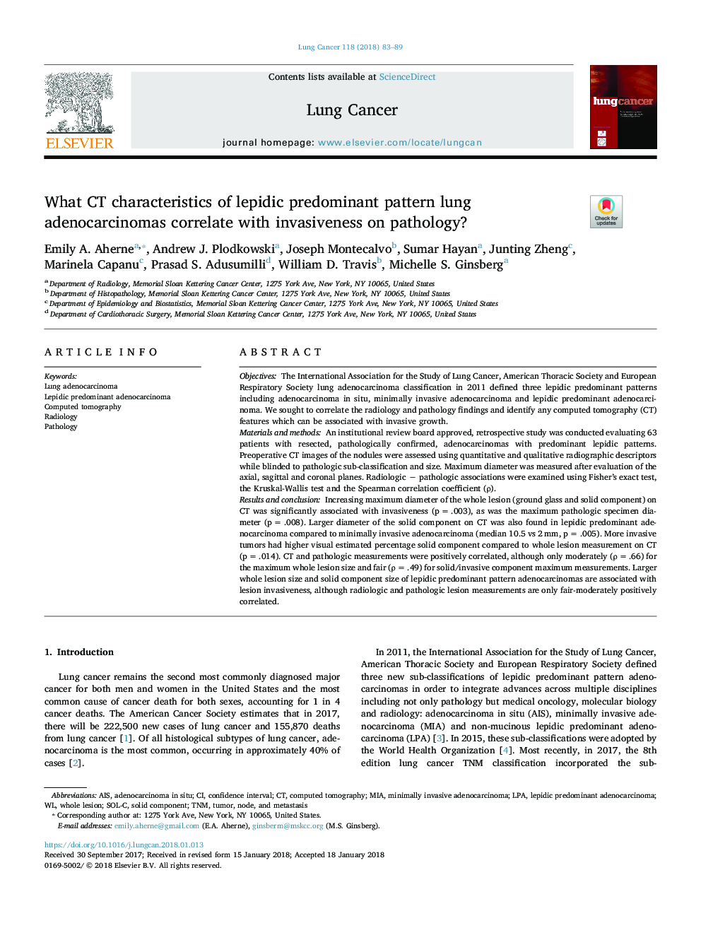 What CT characteristics of lepidic predominant pattern lung adenocarcinomas correlate with invasiveness on pathology?