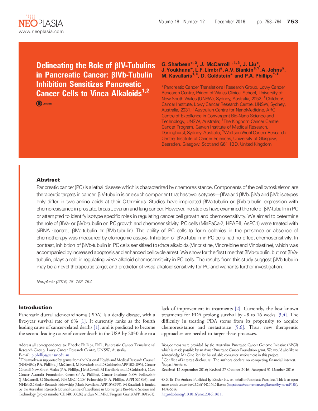 Delineating the Role of Î²IV-Tubulins in Pancreatic Cancer: Î²IVb-Tubulin Inhibition Sensitizes Pancreatic Cancer Cells to Vinca Alkaloids
