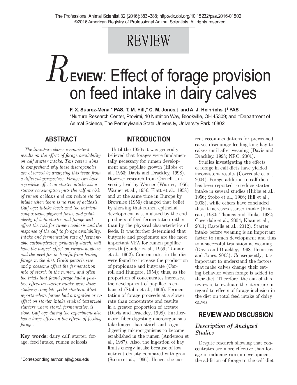 بررسی: تأثیر علوفه بر میزان مصرف خوراک گوساله های شیری 
