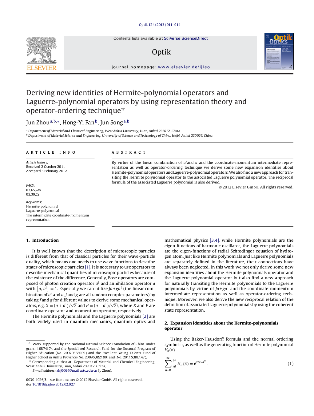 Deriving new identities of Hermite-polynomial operators and Laguerre-polynomial operators by using representation theory and operator-ordering technique 