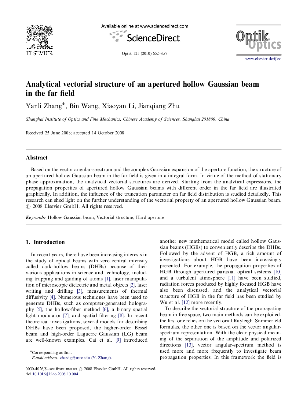 Analytical vectorial structure of an apertured hollow Gaussian beam in the far field