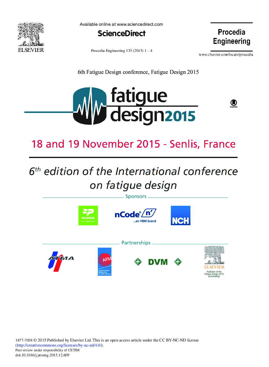 Fatigue Design 2015 Preface
