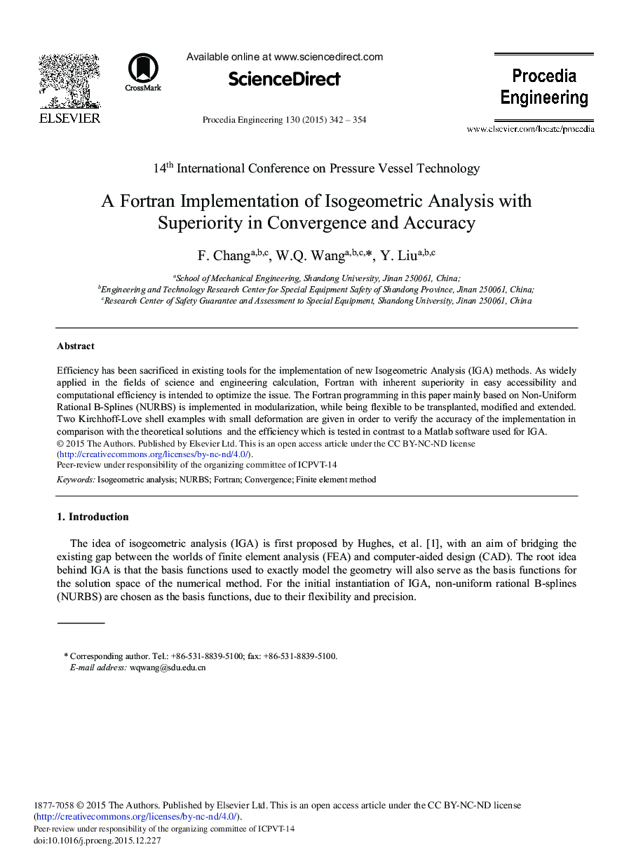 A Fortran Implementation of Isogeometric Analysis with Superiority in Convergence and Accuracy 