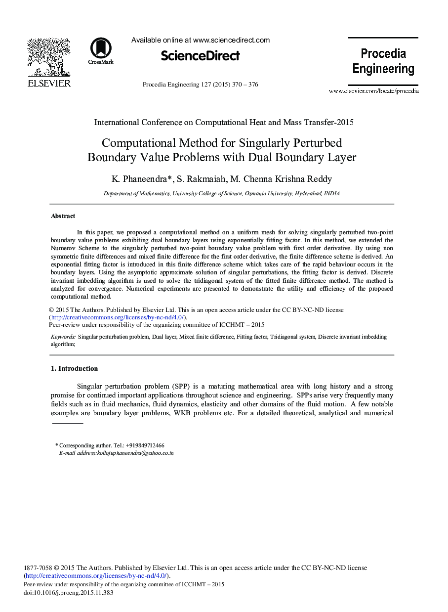 Computational Method for Singularly Perturbed Boundary Value Problems with Dual Boundary Layer 