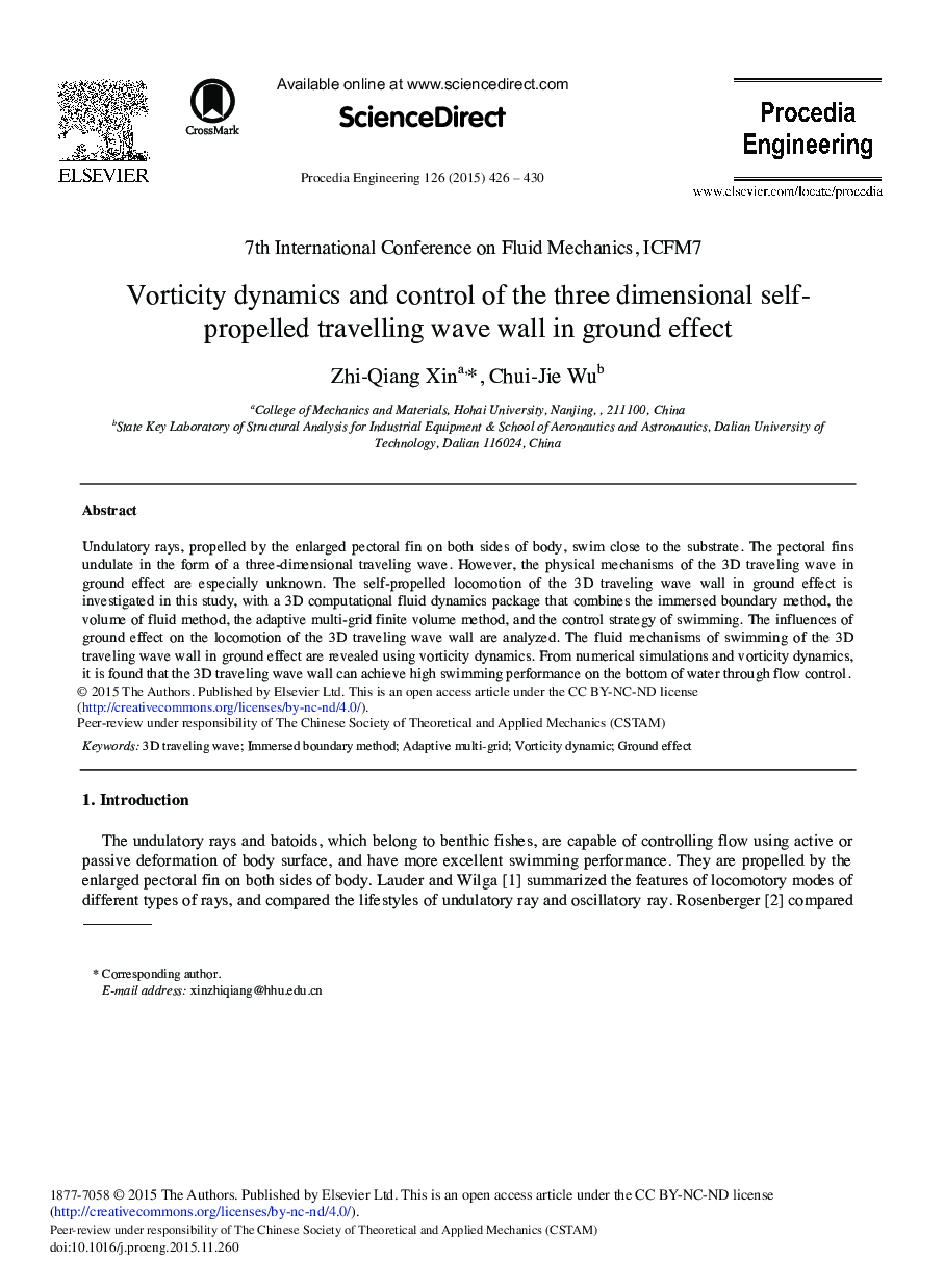 Vorticity Dynamics and Control of the Three Dimensional Self-propelled Travelling Wave Wall in Ground Effect 