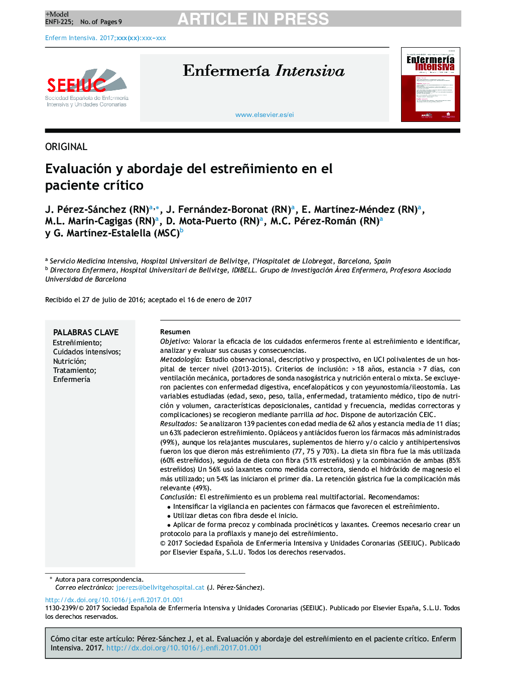 Evaluación y abordaje del estreñimiento en el paciente crÃ­tico