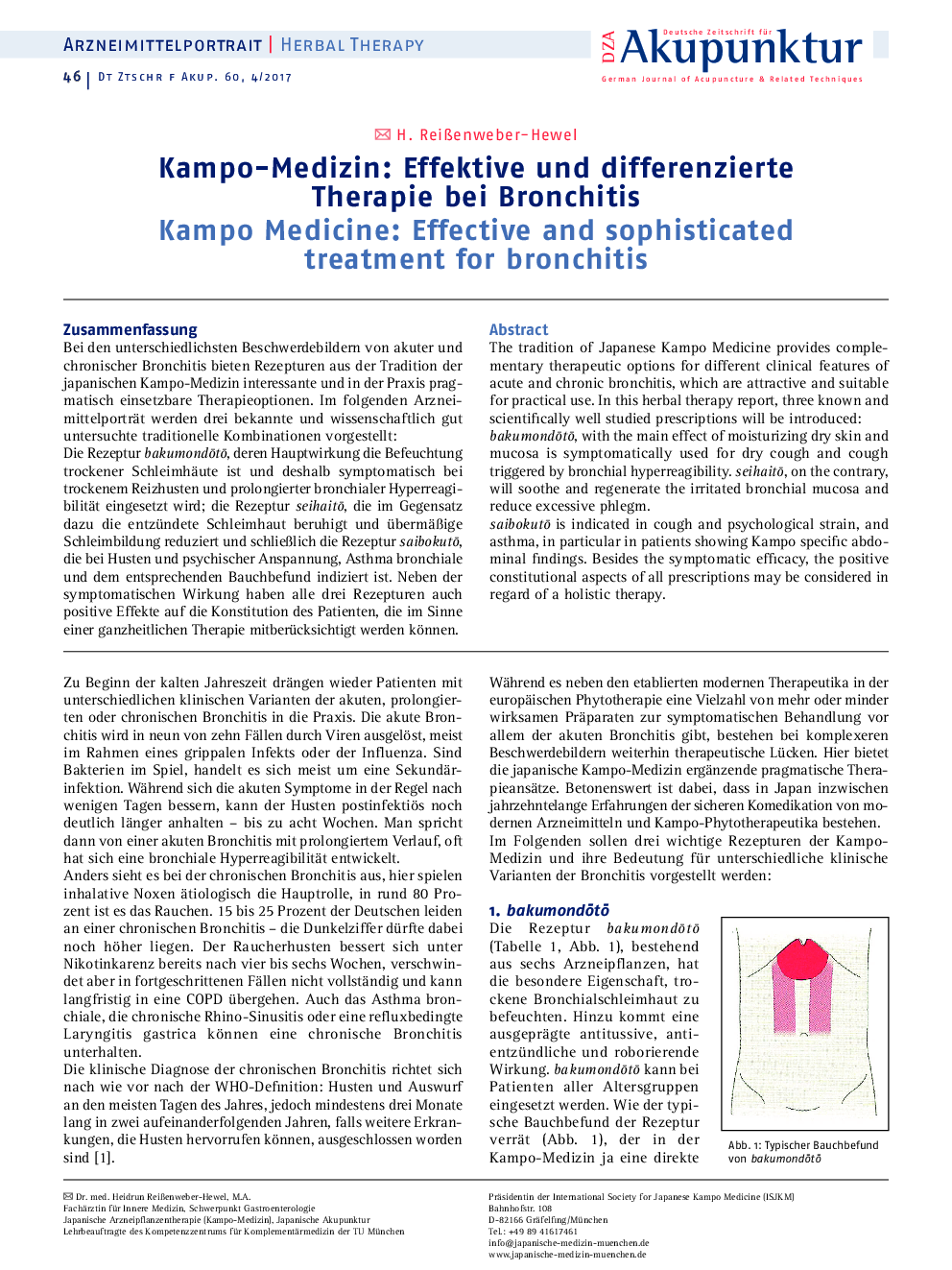 Kampo-Medizin: Effektive und differenzierte Therapie bei Bronchitis
