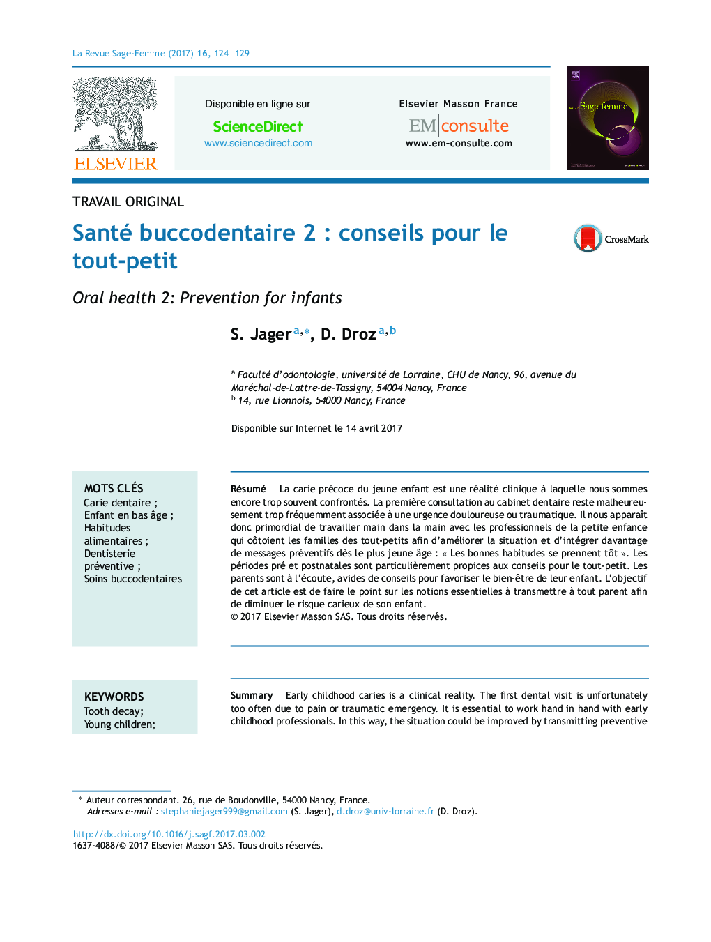 Santé buccodentaire 2Â : conseils pour le tout-petit