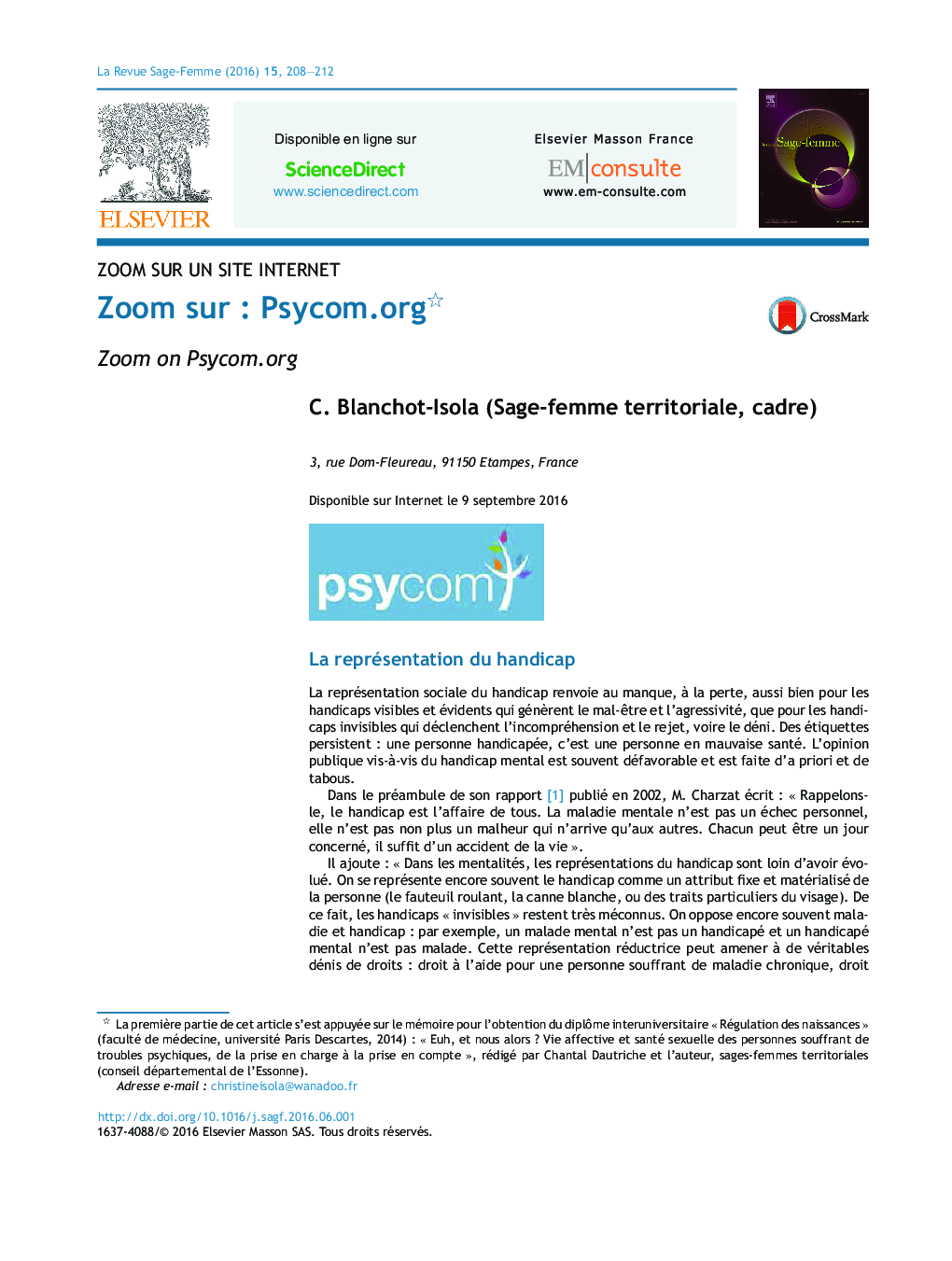 Zoom surÂ : Psycom.org