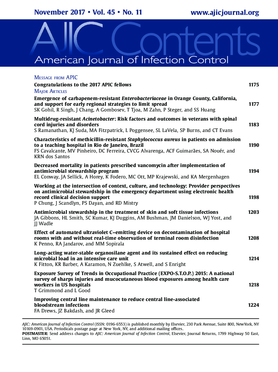 Table of Contents