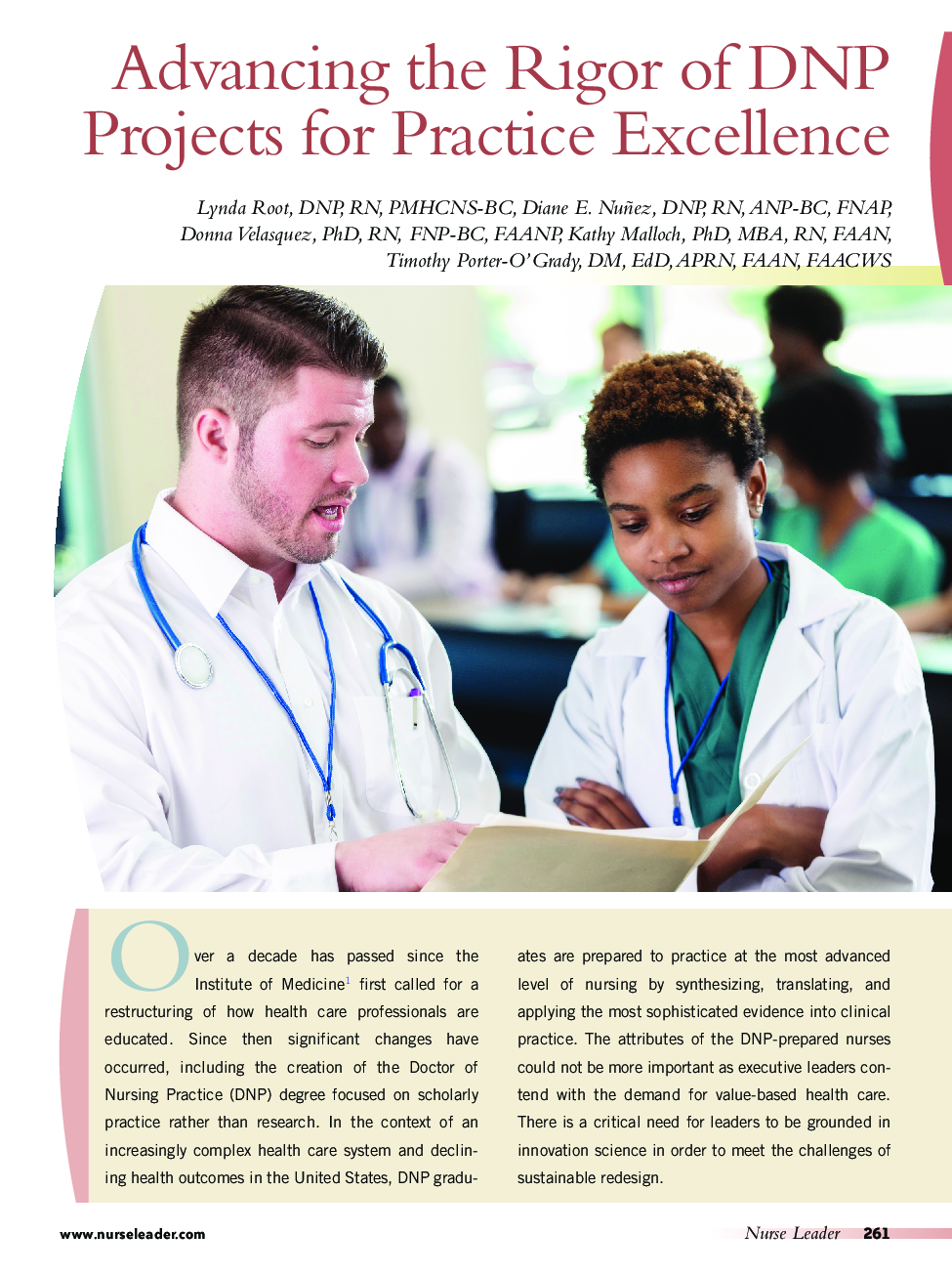 Advancing the Rigor of DNP Projects for Practice Excellence