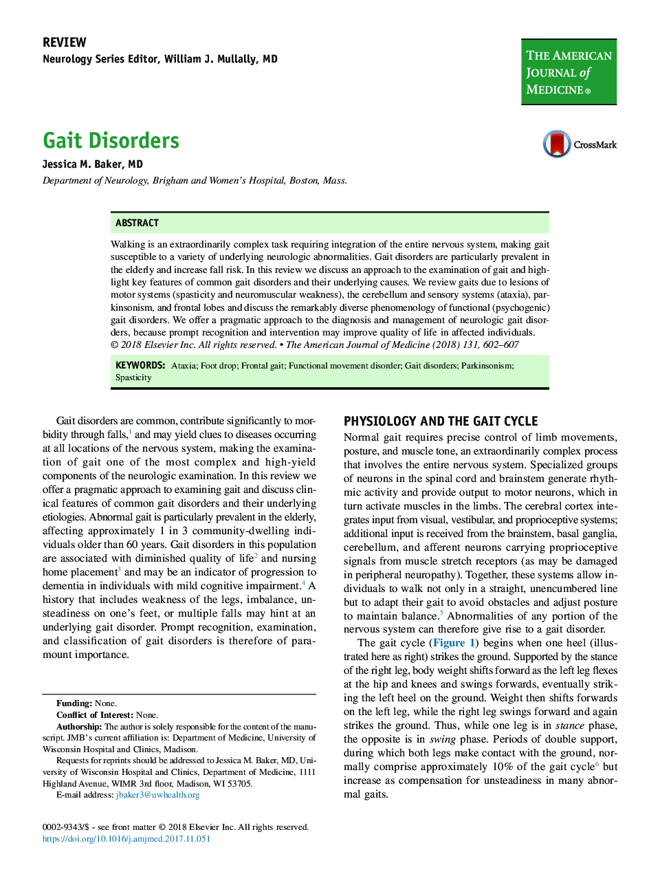 Gait Disorders