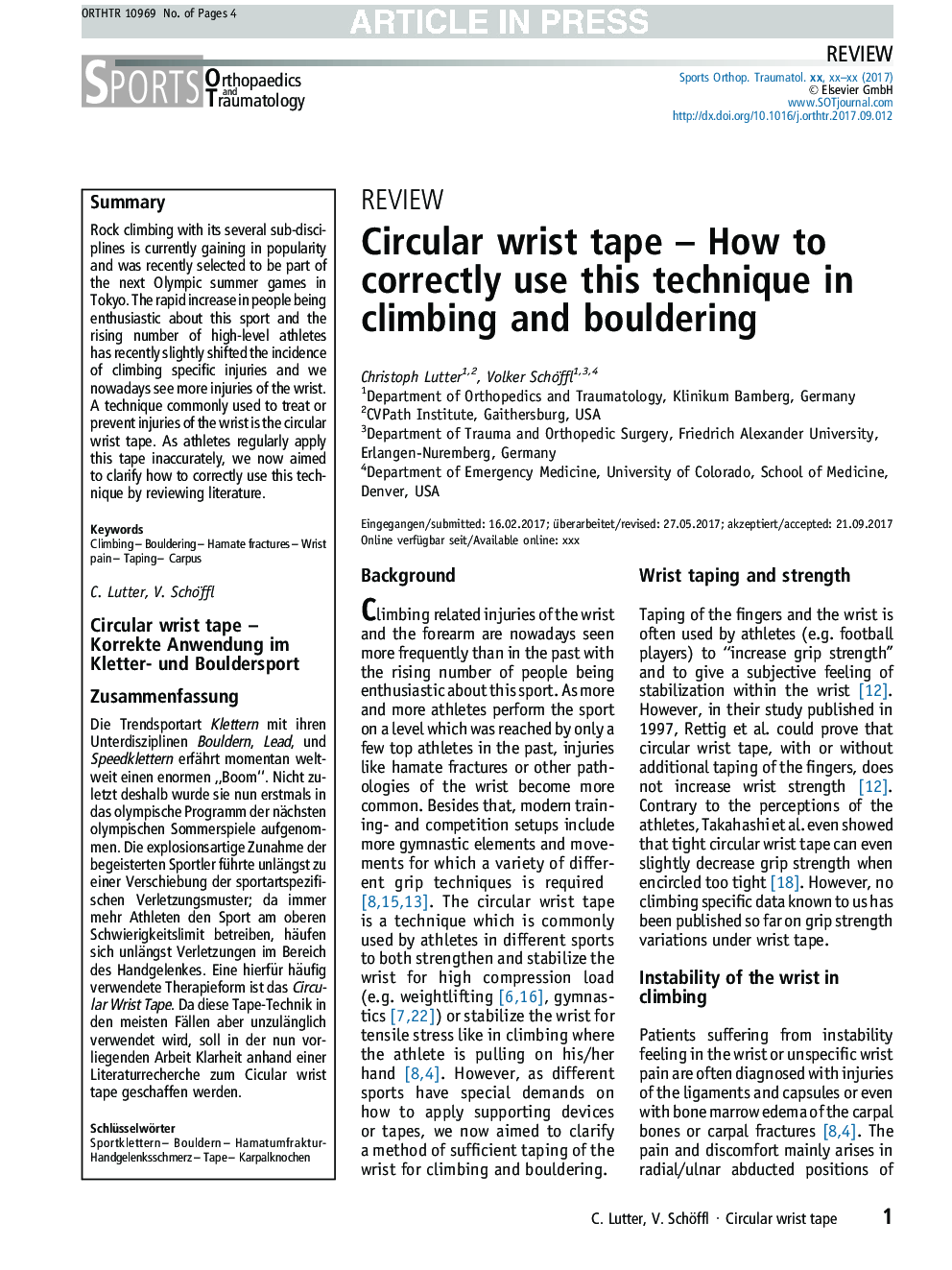 Circular wrist tape - How to correctly use this technique in climbing and bouldering