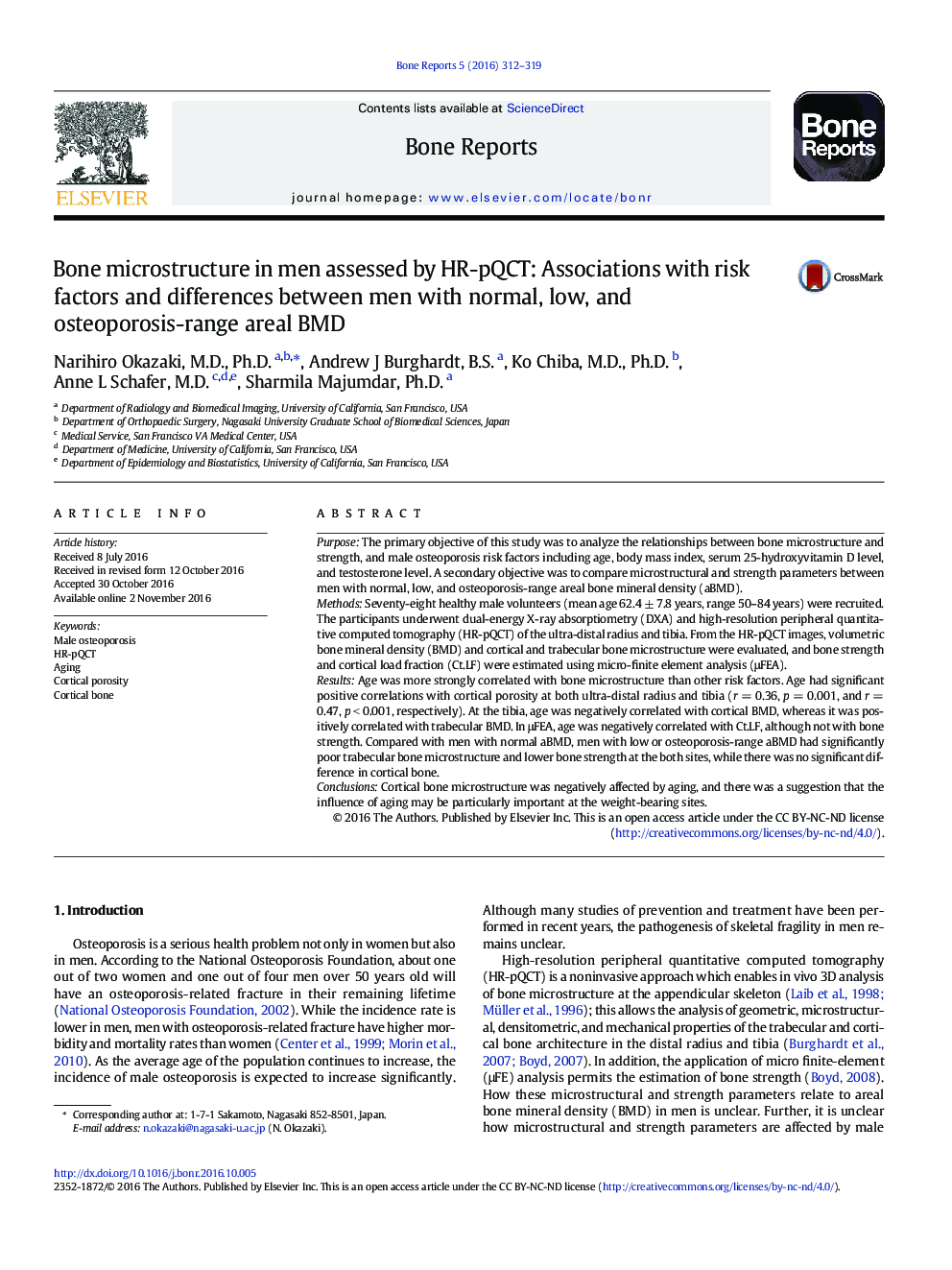 Bone microstructure in men assessed by HR-pQCT: Associations with risk factors and differences between men with normal, low, and osteoporosis-range areal BMD