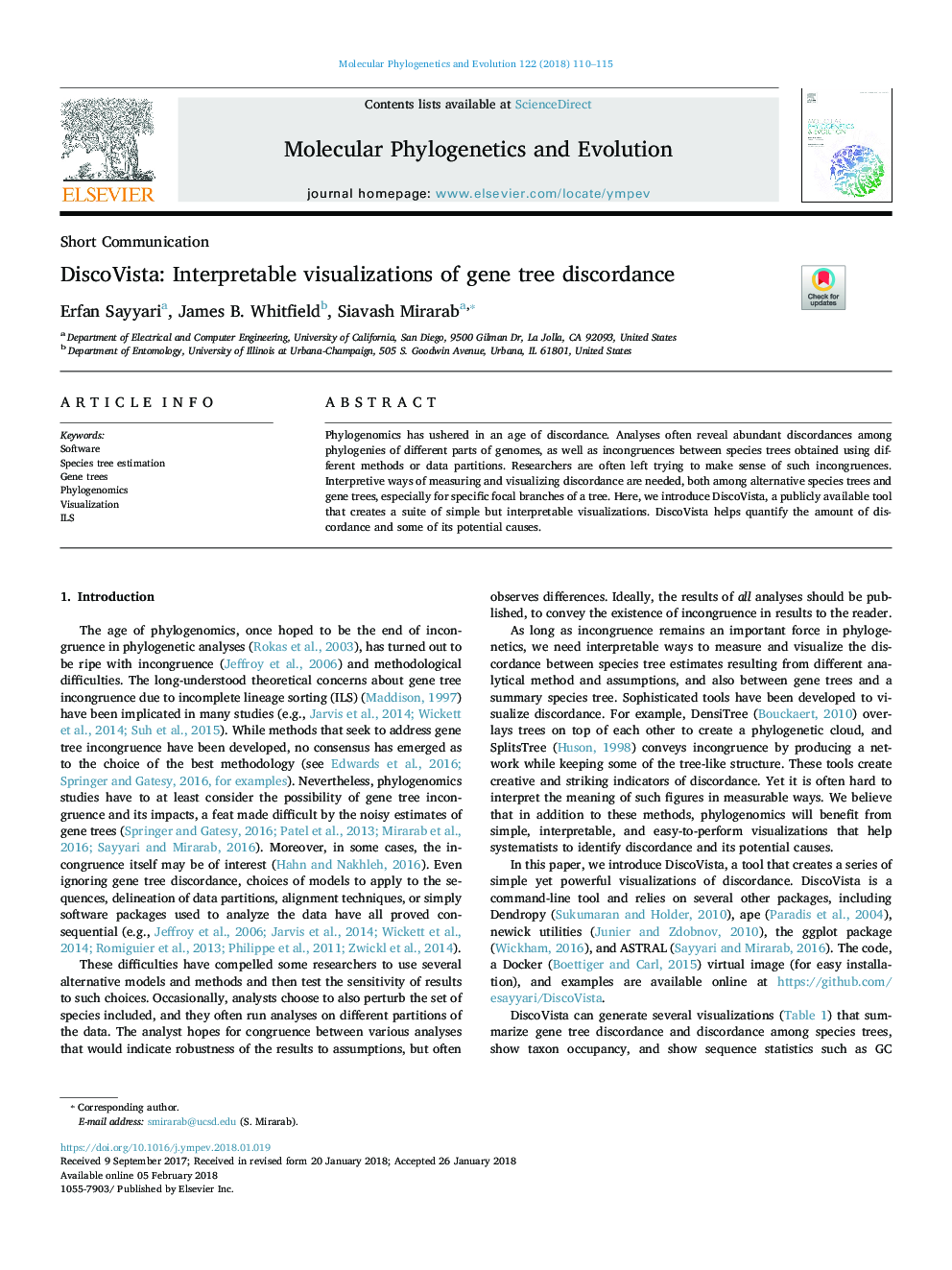 DiscoVista: Interpretable visualizations of gene tree discordance