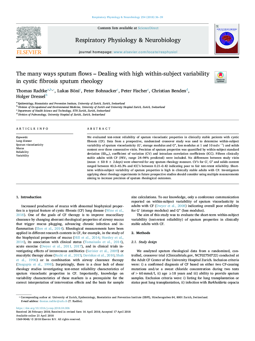 The many ways sputum flows - Dealing with high within-subject variability in cystic fibrosis sputum rheology