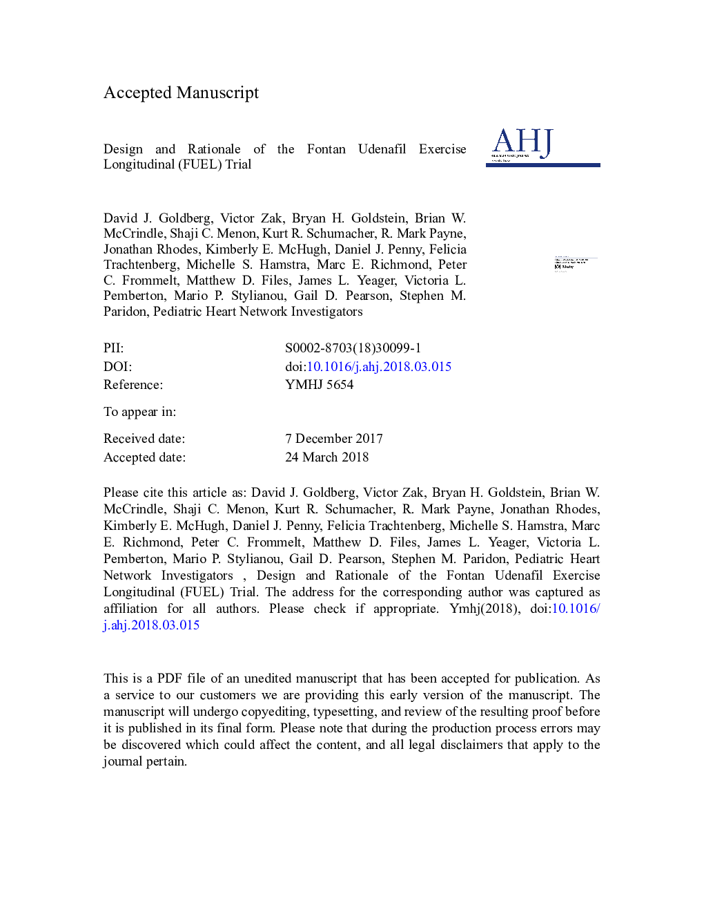 Design and rationale of the Fontan Udenafil Exercise Longitudinal (FUEL) trial