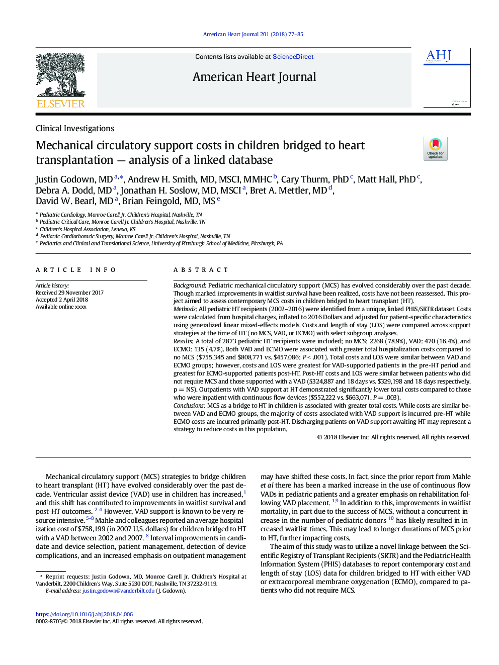 Mechanical circulatory support costs in children bridged to heart transplantation - analysis of a linked database
