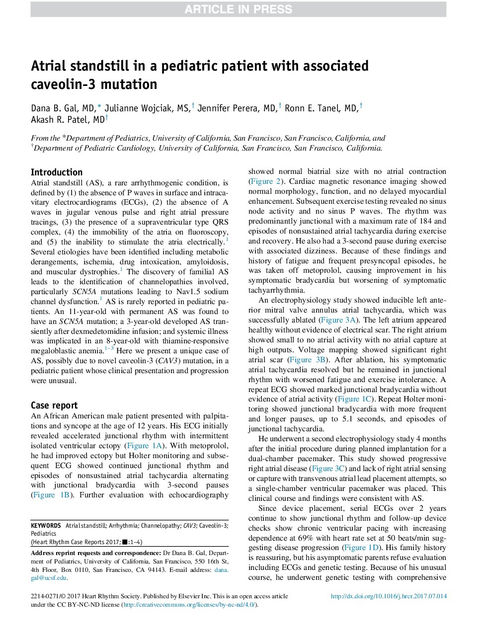 تعطیلات دهان در یک بیمار کودکان با جهش کاورولین-3 مرتبط است 