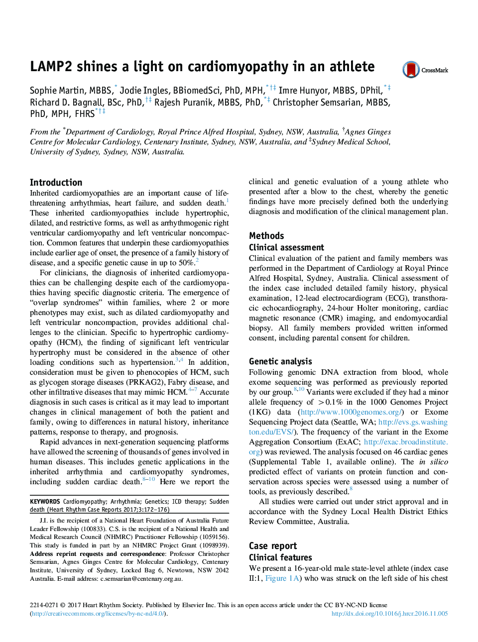 LAMP2 shines a light on cardiomyopathy in an athlete