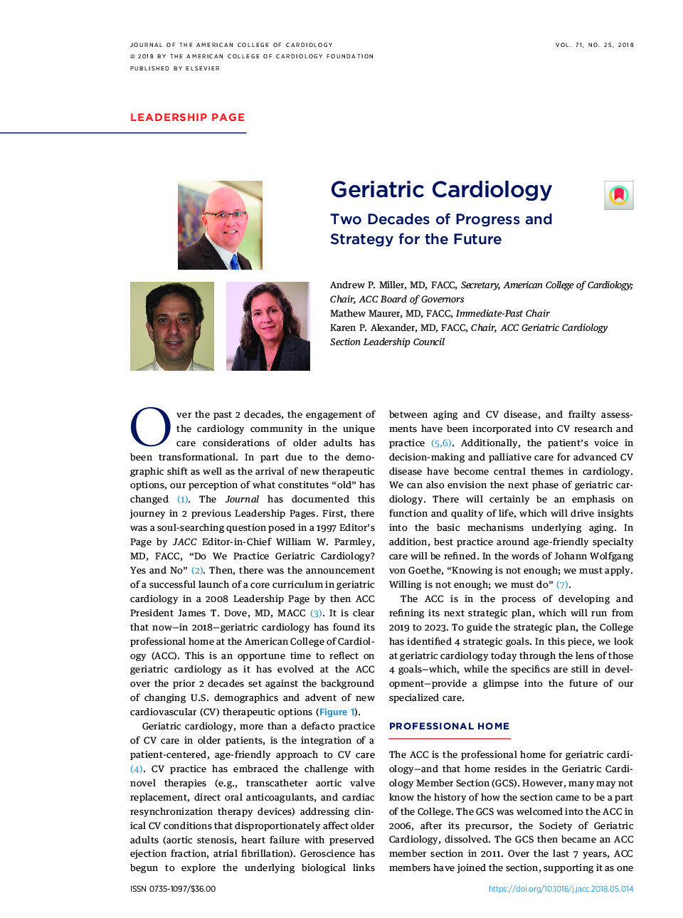 Geriatric Cardiology