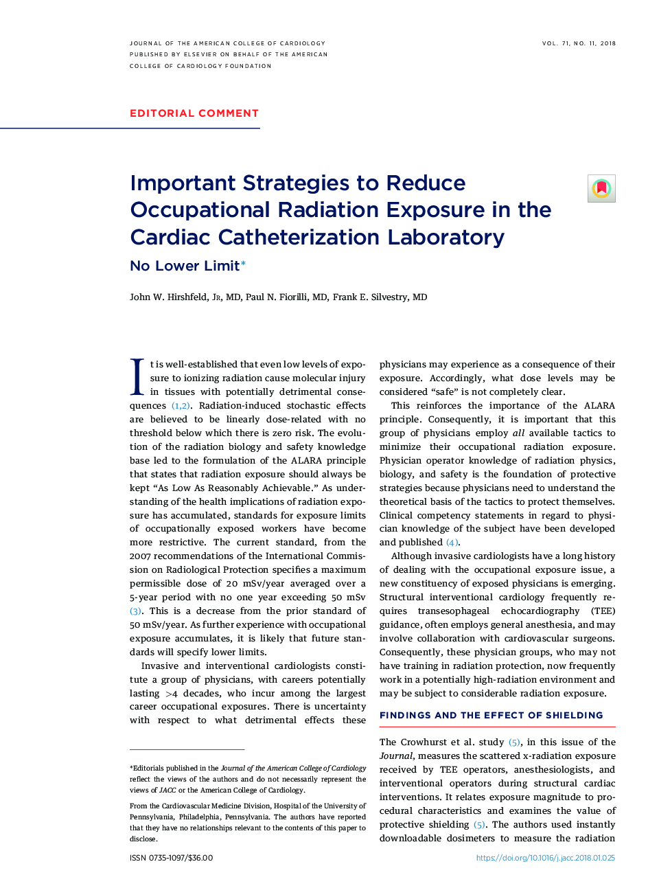 راهکارهای مهمی برای کاهش تابش شغلی در آزمایشگاه کاتتریت قلب 