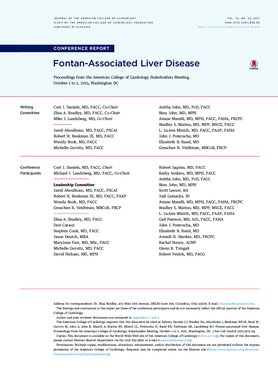 Fontan-Associated Liver Disease