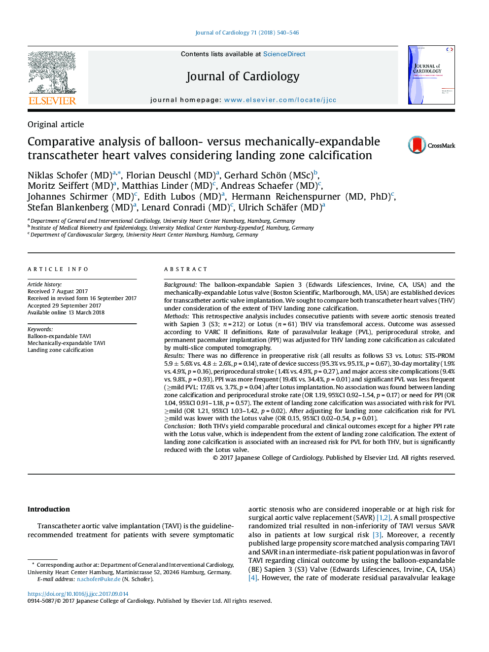 Comparative analysis of balloon- versus mechanically-expandable transcatheter heart valves considering landing zone calcification