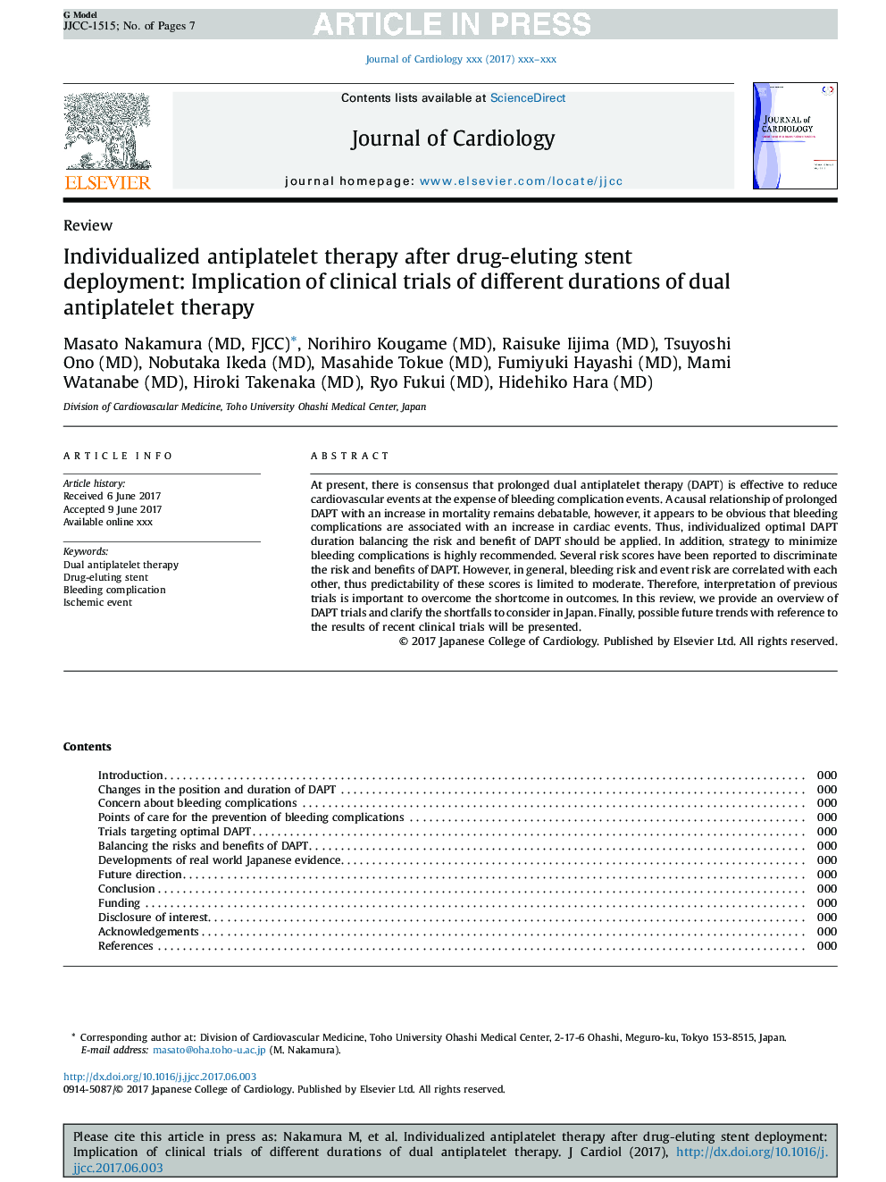 Individualized antiplatelet therapy after drug-eluting stent deployment: Implication of clinical trials of different durations of dual antiplatelet therapy