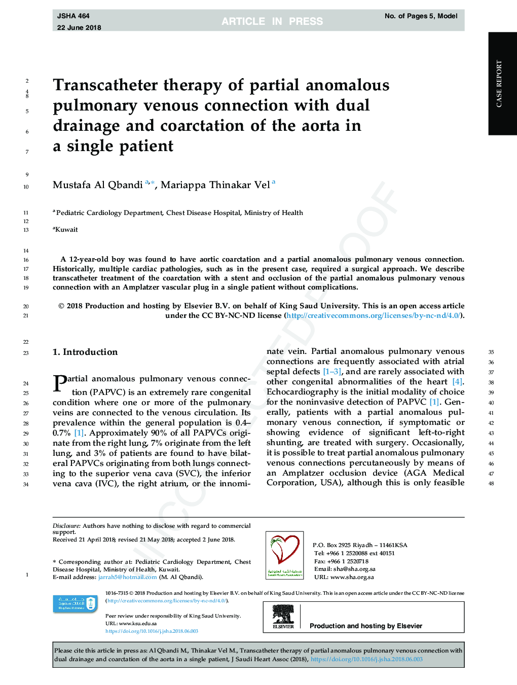 Transcatheter therapy of partial anomalous pulmonary venous connection with dual drainage and coarctation of the aorta in a single patient