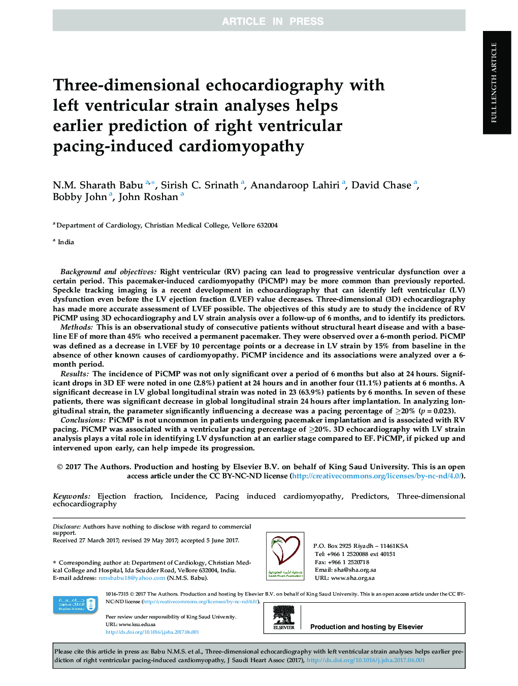 Three-dimensional echocardiography with left ventricular strain analyses helps earlier prediction of right ventricular pacing-induced cardiomyopathy