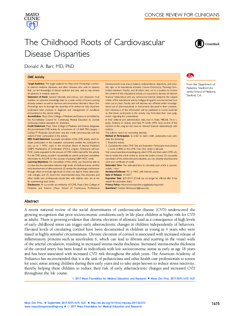 ریشه های کودکی اختلالات بیماری قلبی عروقی 