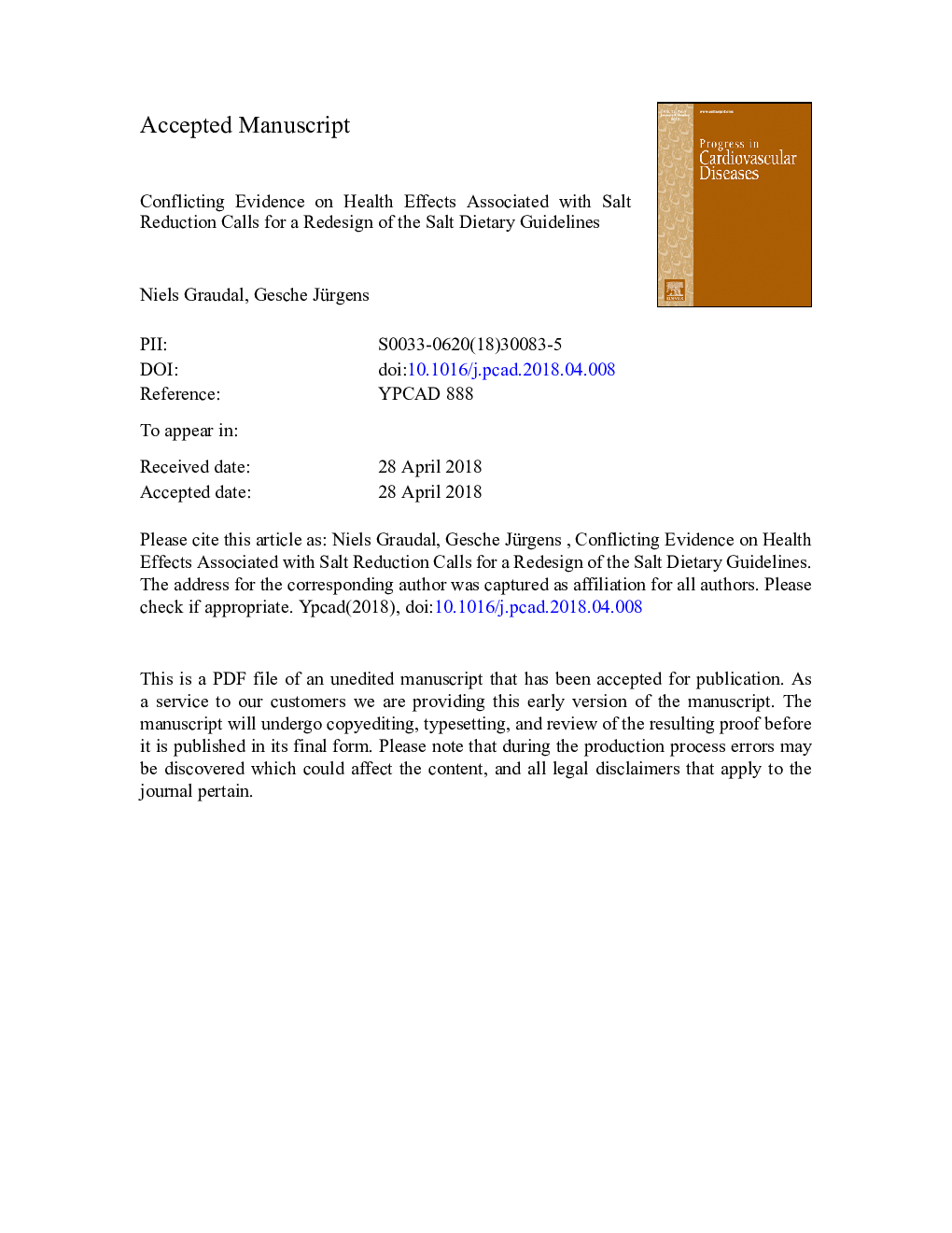 Conflicting Evidence on Health Effects Associated with Salt Reduction Calls for a Redesign of the Salt Dietary Guidelines