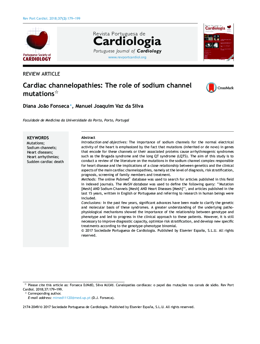 Cardiac channelopathies: The role of sodium channel mutations