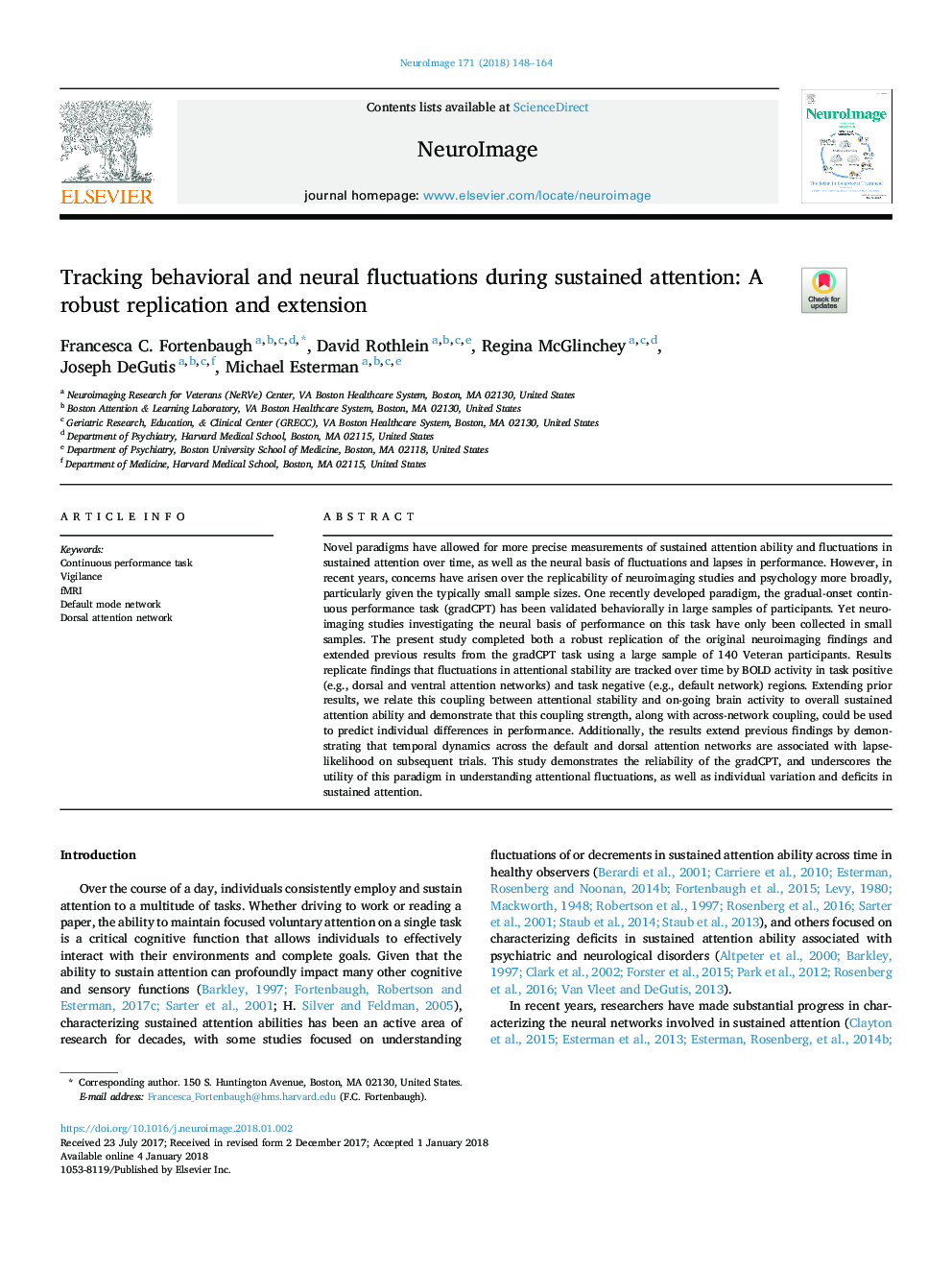 Tracking behavioral and neural fluctuations during sustained attention: A robust replication and extension