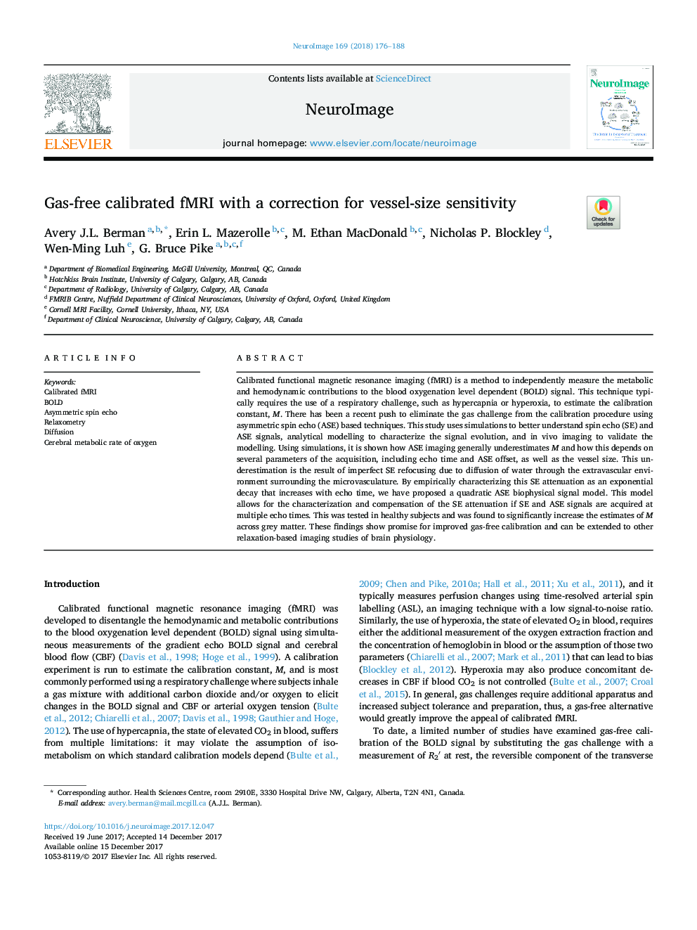 Gas-free calibrated fMRI with a correction for vessel-size sensitivity