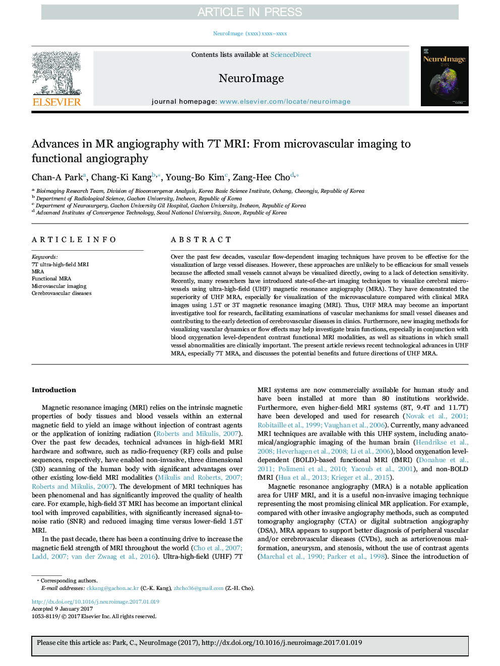 Advances in MR angiography with 7T MRI: From microvascular imaging to functional angiography