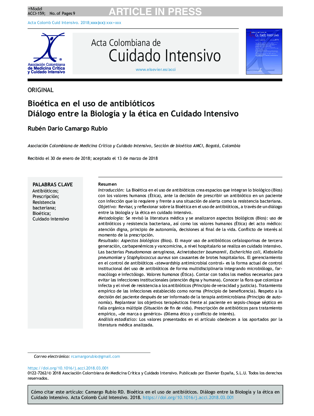 Bioética en el uso de antibióticos