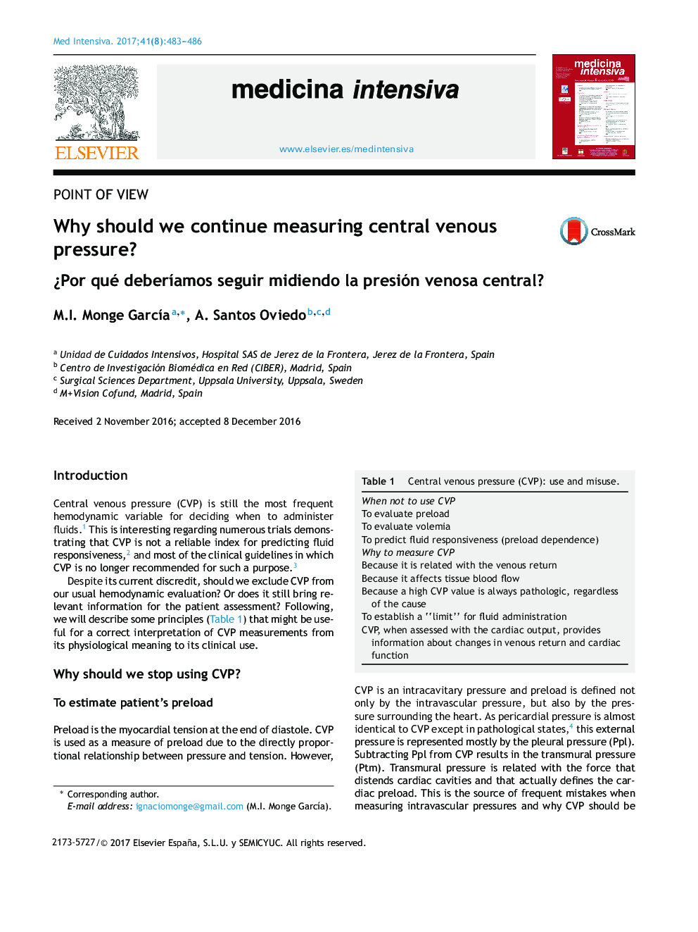 Why should we continue measuring central venous pressure?